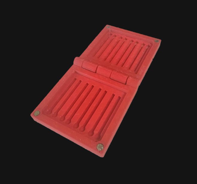 Red LC Cap Case open